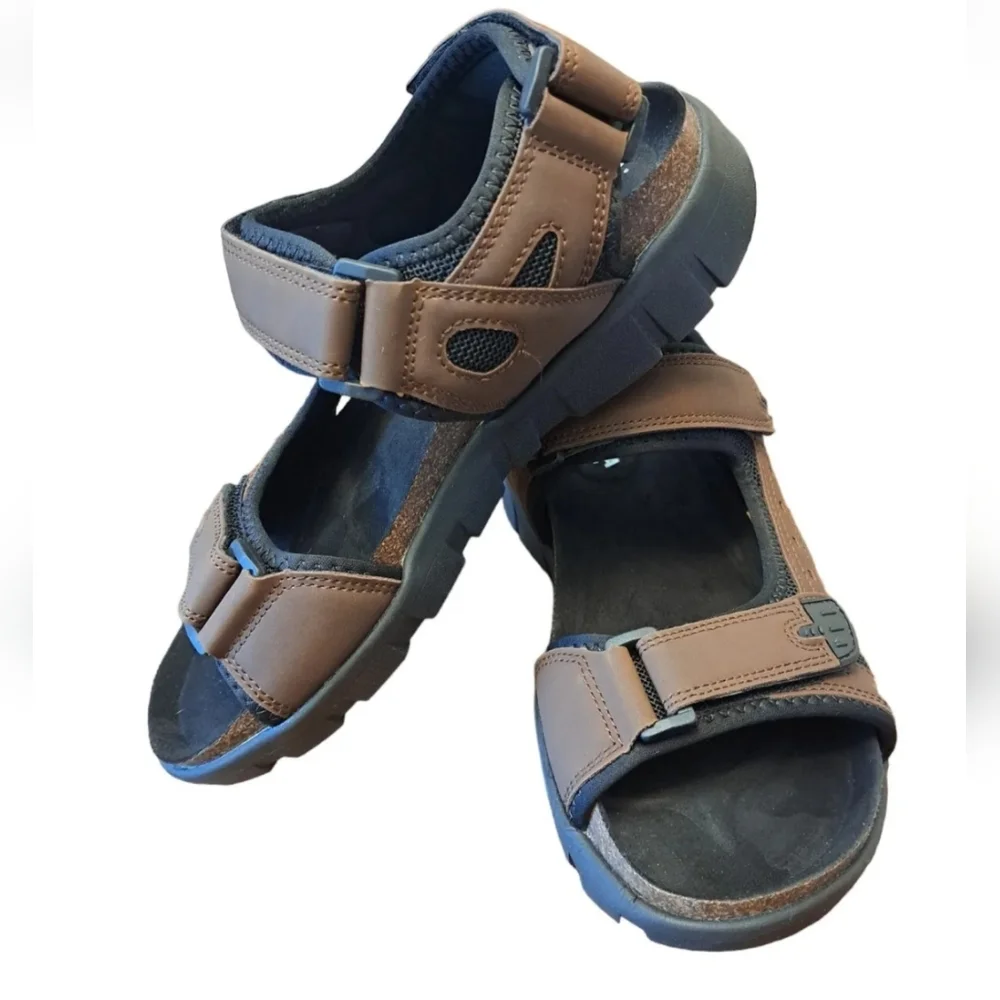 Sonoma Daltonn Sandals Mens 8 Brown Adjustable Straps‎ Breathable